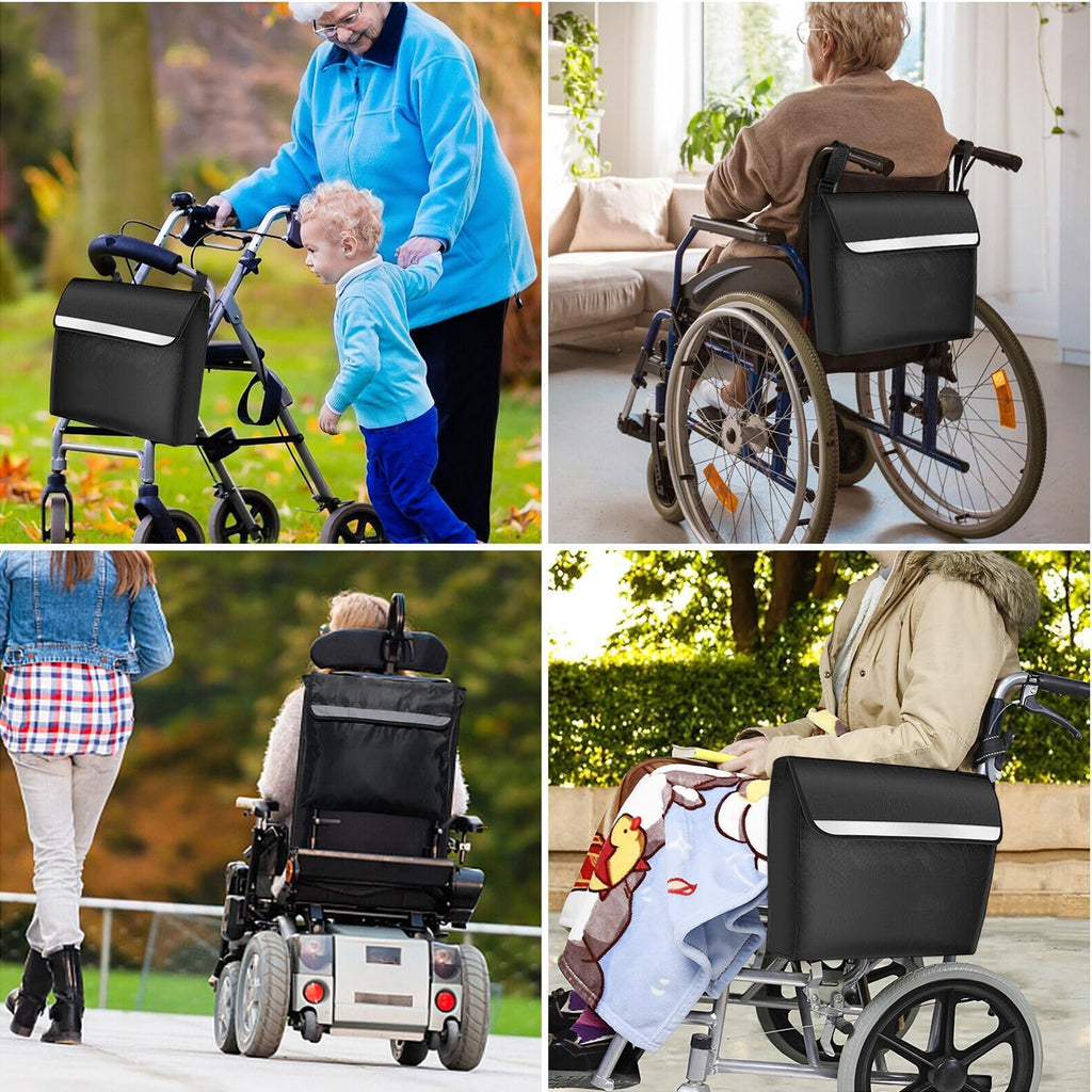 Premium Universal Wheelchair & Walker Backpack | High-Visibility, Water-Resistant Storage
